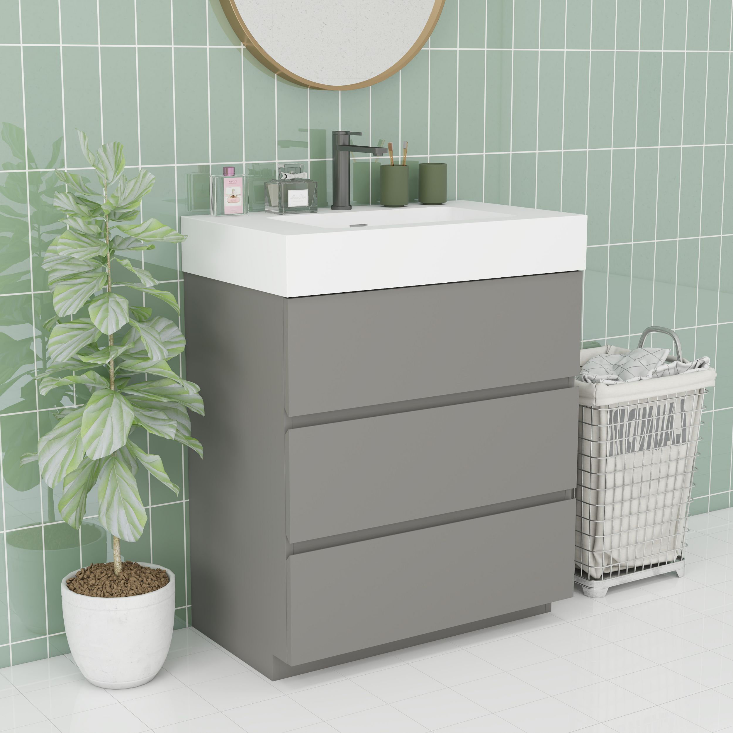 Latitude Run?? Bathroom Vanity With Sink | Wayfair