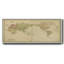 «The World on Mercators Projection K», toile encadrée-110623010