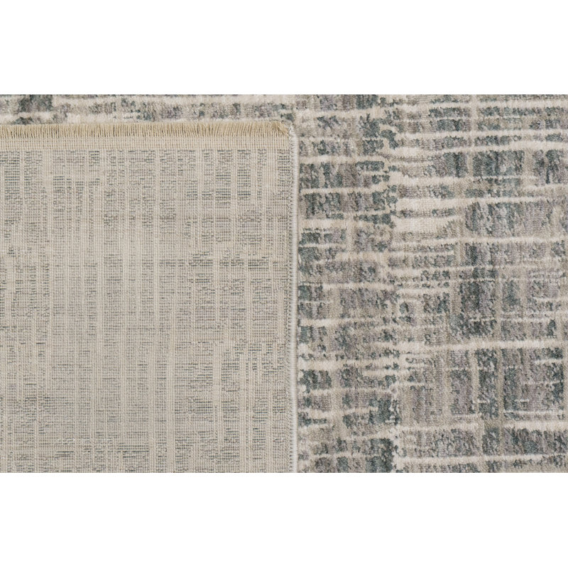 Gadberry 17542-990 GRIS / GRIS FONCÉ, Rectangle 9 pi x 12 pi 6 po