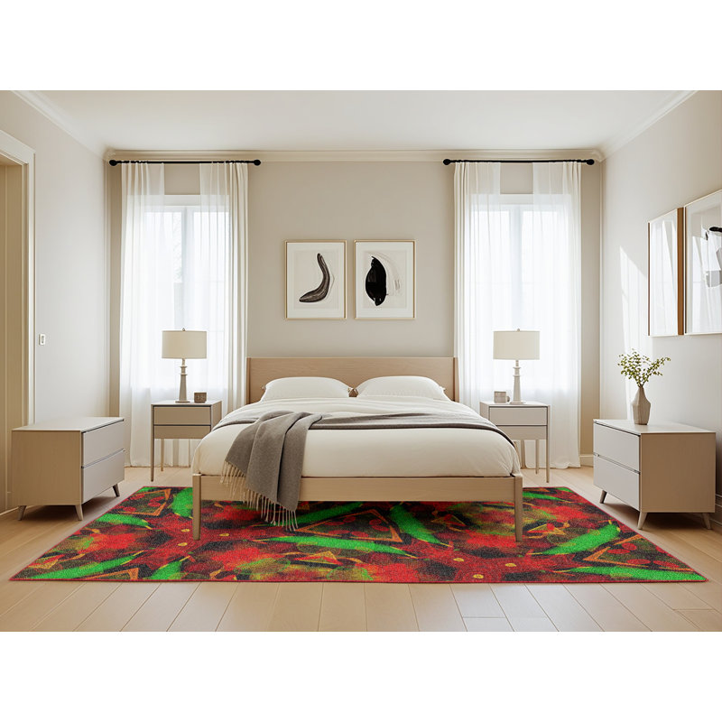 Tapis rouge, Rectangle 5 pi x 8 pi