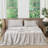 MooMee Gingham Sheet Set 100% Washed Cotton Linen Like Textured Breathable Lightweight-119224408-119224426
