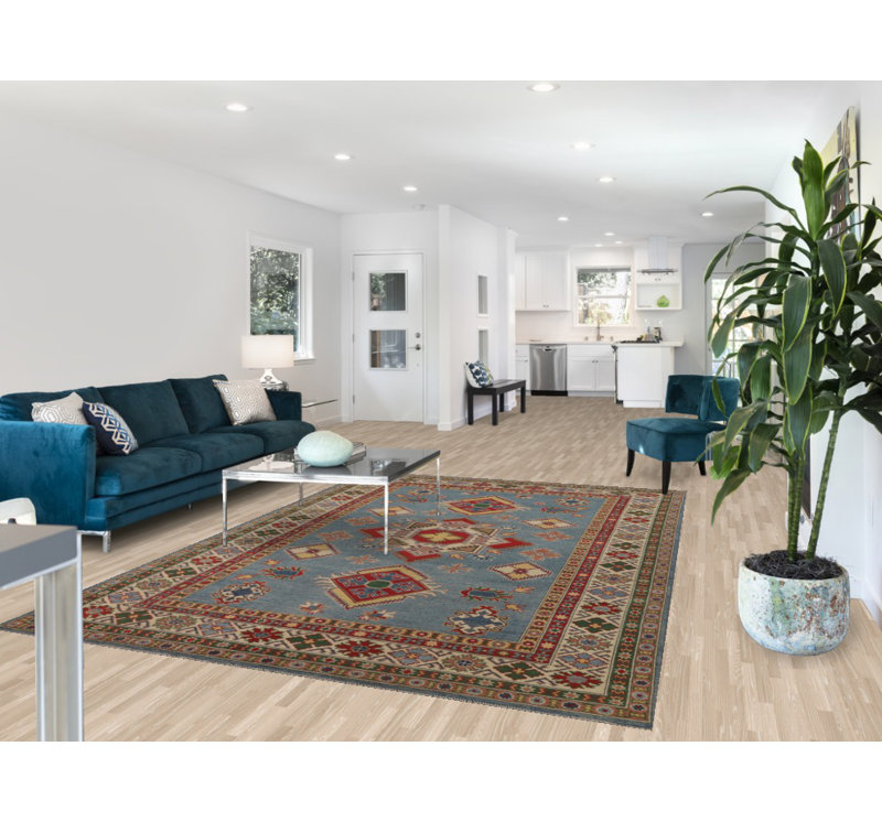 Tapis bleu Kazak