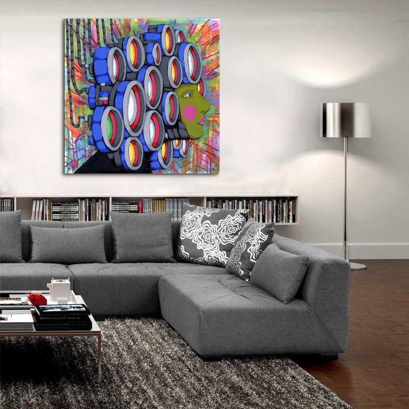 «Center Of Attention» par Ric Stultz, H 36 po x l 36 po x P 0,2 po