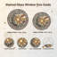 Panneau de vitrail Sunburst Wreath, 7,8 heures-2024323571