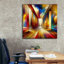  'Abstract Path 2' by Rey Klimt Canvas Wall Art, 37" x 37"