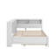 Lit de jour double avec lit gigogne, tablette et port USB