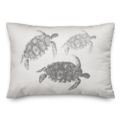  Coussin Watercolor Sea Turtles