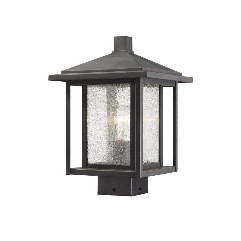 Iwan Seeded Lantern Head, 13.27" H x 9" W x 9" D, Oil Rubbed Bronze