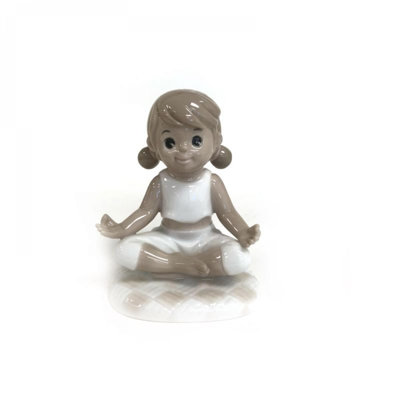 Girl In A Yoga Pose Figurine