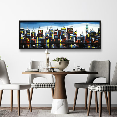 «Colorful Skyline» sur toile