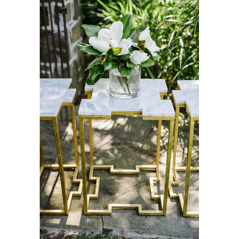 Trio 42.75'' W Console Table, White