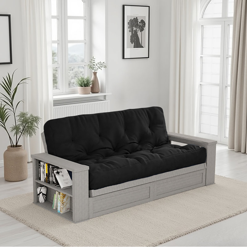 Matelas de futon en mousse viscoélastique imprégnée de gel Mcgrane Barkingside - Fabriqué aux États-Unis, certifié CertiPUR-US, cadre non inclus