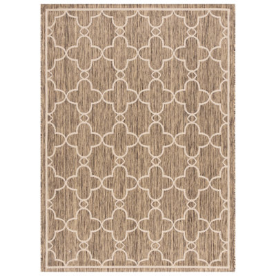 Courtyard Performance Geometric Indoor/Outdoor Area Rug