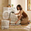 Ensemble d'édredon très grand Taille Beige, ensemble de lit capitonné Boho, literie à carreaux de style Shabby Chic, 3 pièces, 1 édredon géométrique à carreaux et 2 taies décoratives-1960535229-1946258950