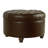 Lona Faux Leather Ottoman-991071655