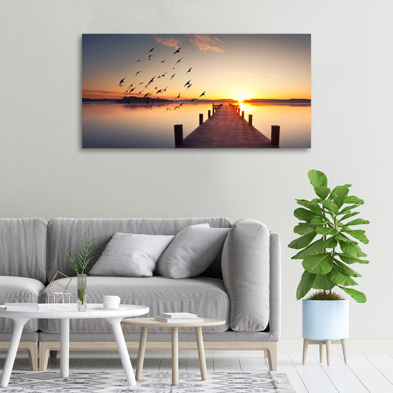 Sunset - Wrapped Canvas Print