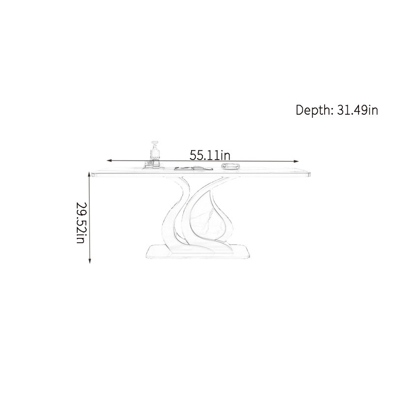 Velvia, 29.52"H x 55.11"L x 31.49"W