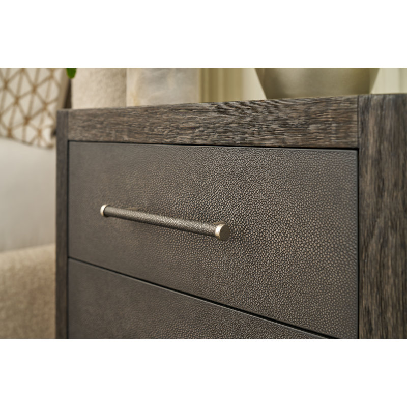 Maxwell 3 - Drawer Nightstand, Obsidian