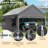 10 Ft. W X 20 Ft. D Heavy Duty Carport Portable Garage-124425491-124425492