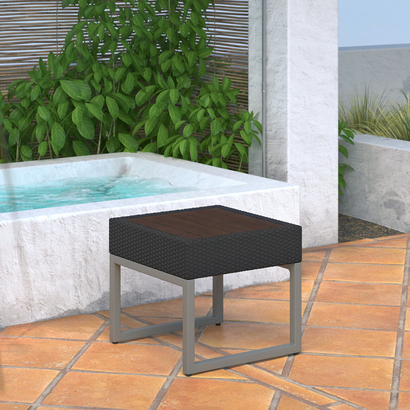 Dannyelle Outdoor Square Side Table