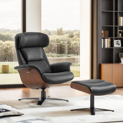 Blagorodna Swivel Recliner with Ottoman