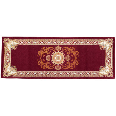Washable Floral Indoor Rug