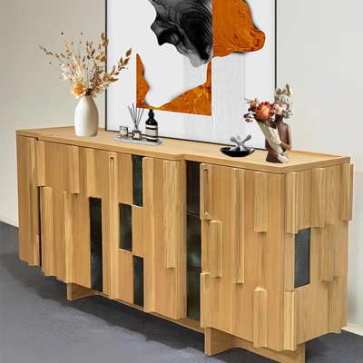 Buffet rétro de style chinois minimaliste