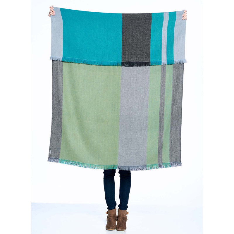 Hand Woven Throw Blanket, Weeping Willow