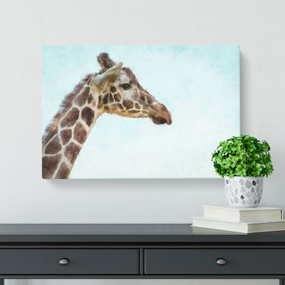 Giraffe Profile - Wrapped Canvas Painting