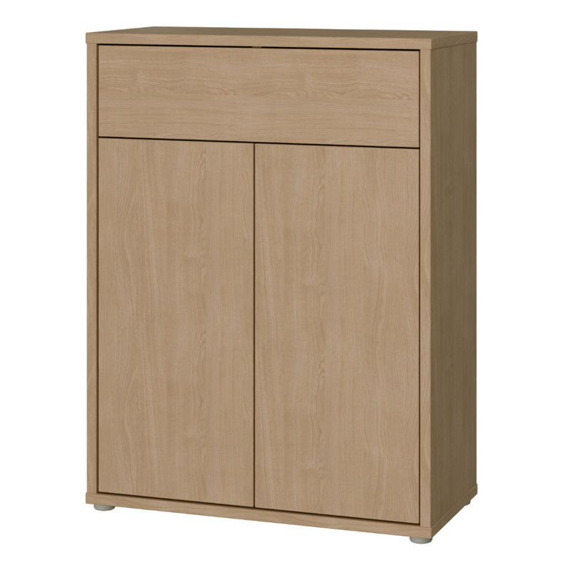 Rylon Shoe Storage Cabinet, Brown