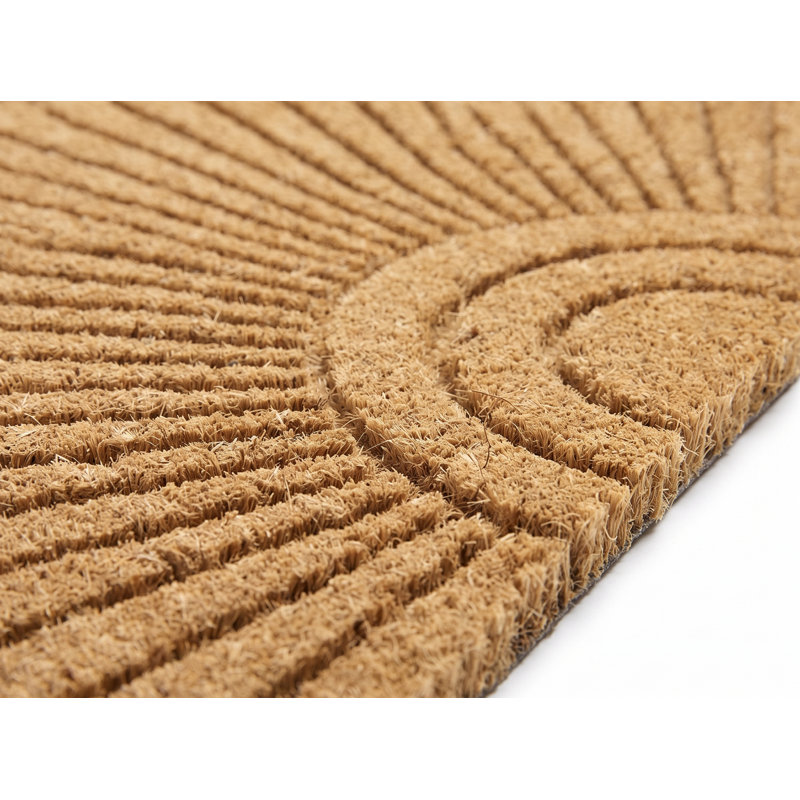 Base en caoutchouc 31 po x 24 po tapis de porte extérieur antidérapant Kissena