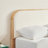 Mid-Century Solid Wood Boucle Upholstered Headboard Bed Frame-1223638638-1223638609