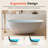 66.93“Free Standing Tub,Solid Surface Soaking Bathtub