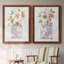 Mini Bouquet I - Ensemble de 2 peintures sur toile encadrées-764017705-764017710