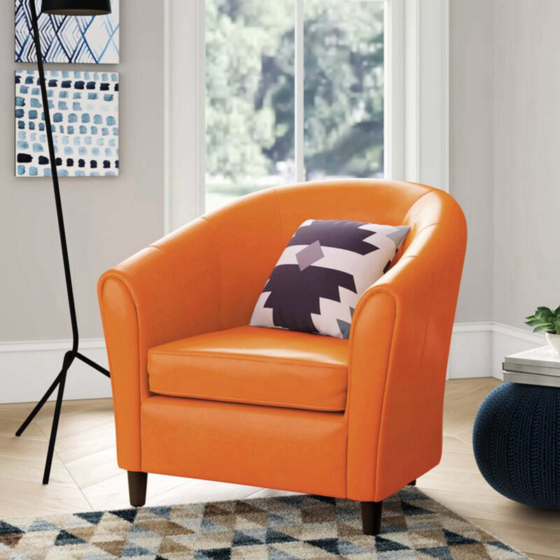 Fauteuil club en similicuir