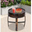 Table d'appoint ronde de style baril