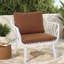 Confortable chaises longues de patio, ensemble moderne en PP et en fer pour la maison de patio
