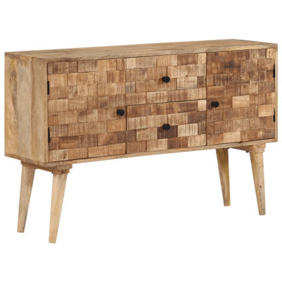 Ashaureah 110cm Solid Wood Sideboard