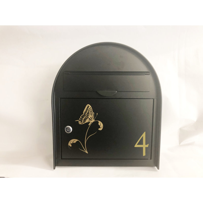 Rasmus Steel Wall Mounted Post Box, 4