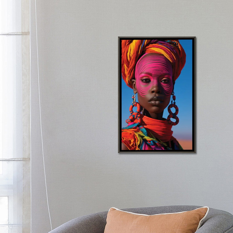 High Fashion - IX, Dark Rustic Wood Floater Framed, 26'' H x 18'' W