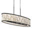 Luminaire suspendu linéaire 6 lumières Scribble