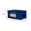 Blue Elephant Fabric Storage Bag-206390823