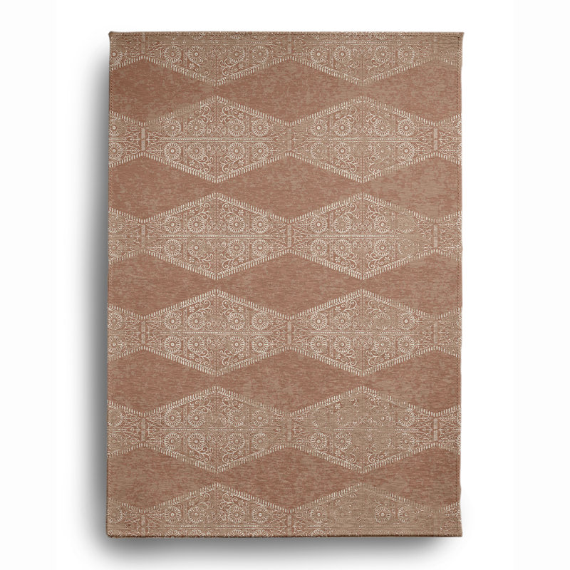 Chenille Moroccan Indoor Rug, Rectangle 4' x 6'