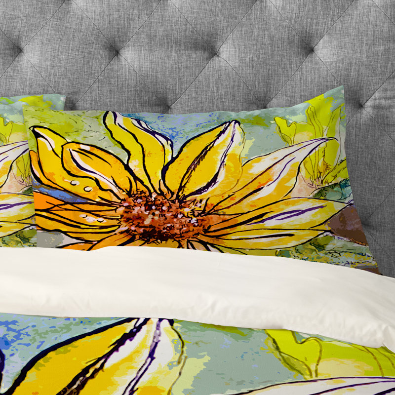 Taie d'oreiller Sunflower Ribbon, Standard
