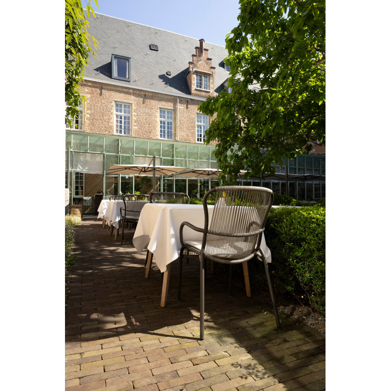 Loop Outdoor Dining Armchair, Gray