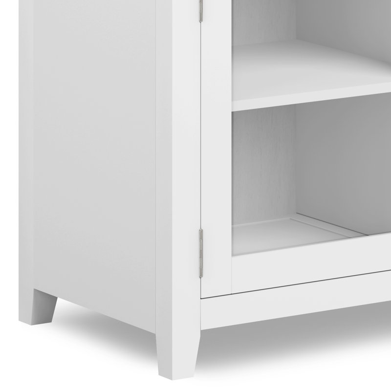 Cosmopolitan White Solid Wood 54" Contemporary Sideboard Buffet