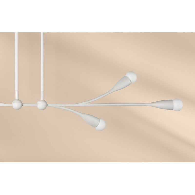 6 lumières linéaires ELsa, Blanc