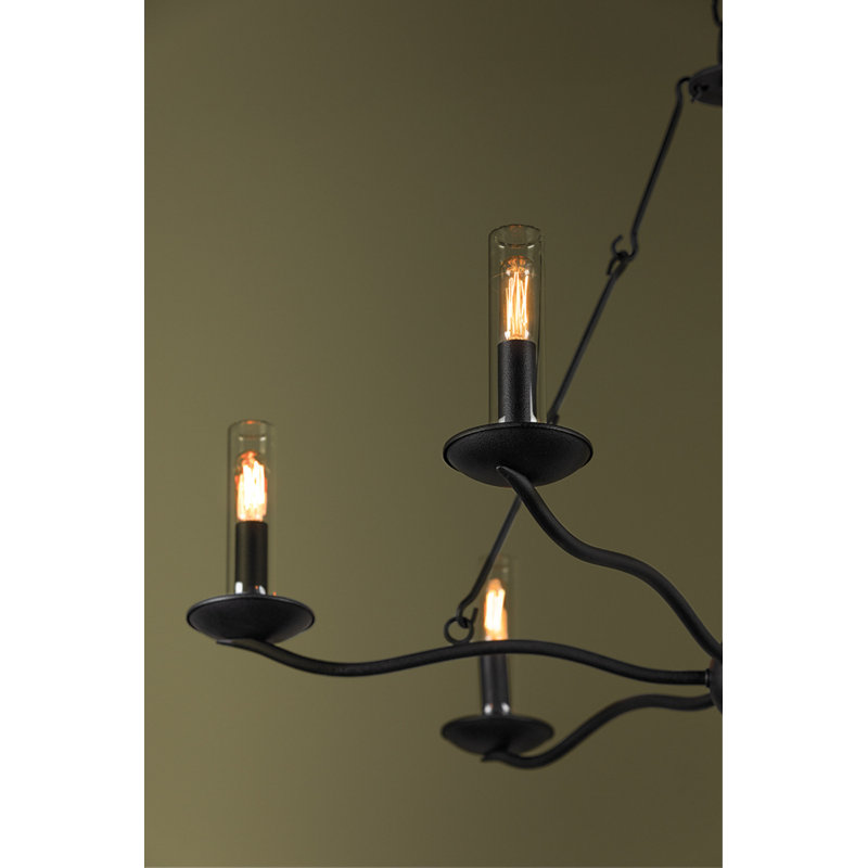 Sawyer 36" 6-Light Exterior Chandelier