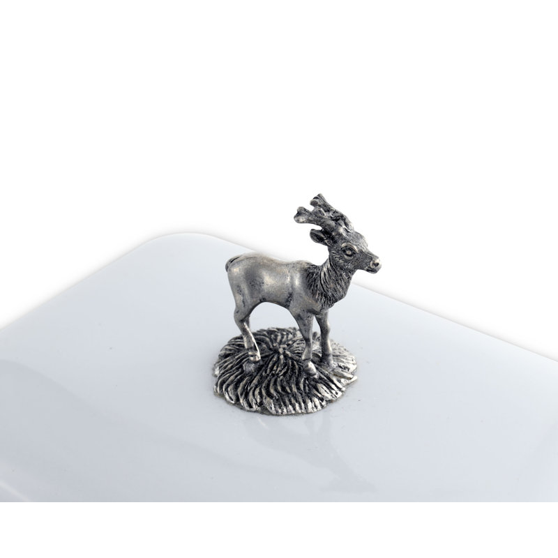 Lodge Pewter Butter Dish