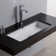 WS Bath Collections City 15.4'' Glossy White Ceramic Rectangular Bathroom Sink with Overflow